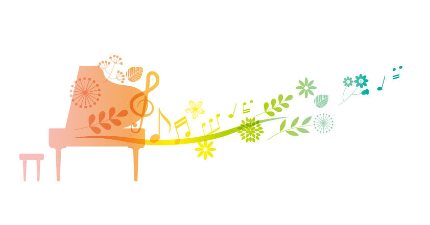 ピアノのイラスト　